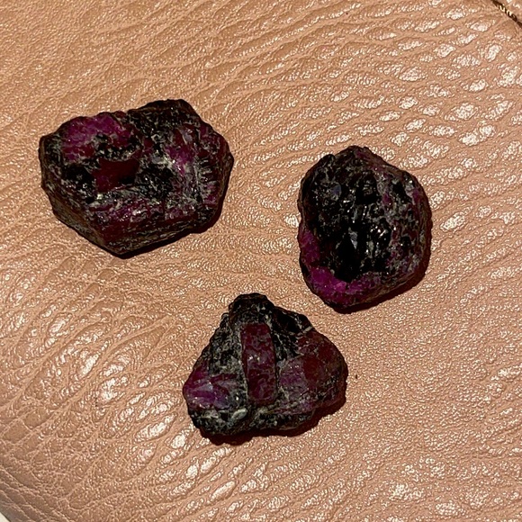 🍒BOGO🍒 3 LEFT! Rough GEMMY Ruby Slabs & Chunks w/ Black Tourmaline - Picture 12 of 14
